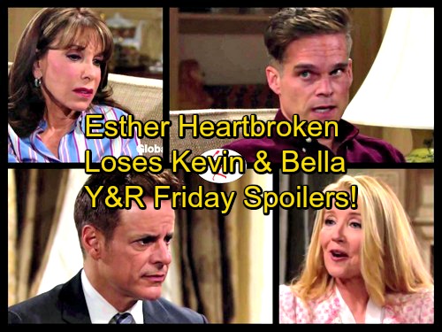The Young and the Restless Spoilers: Friday, July 7 - Kevin Breaks Esther’s Heart, Takes Bella Away - Mariah's Devon Heartbreak