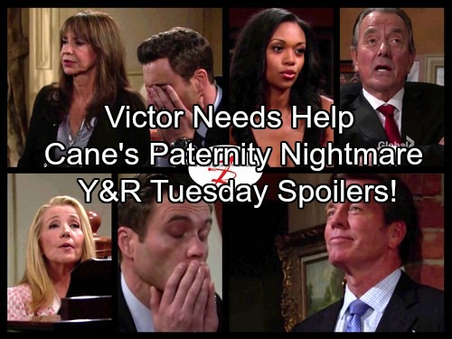 The Young and the Restless Spoilers: Tuesday, July 11 - Victor Seeks Hilary’s Help – Cane's Family Paternity Disaster
