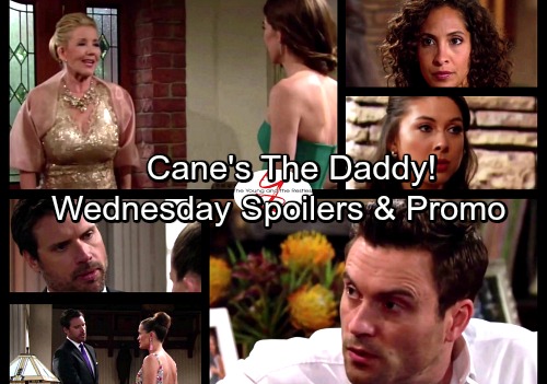 The Young and the Restless Spoilers: Wednesday, July 12 Update - Juliet Says Cane's The Father – Chloe Comes Clean to Kevin