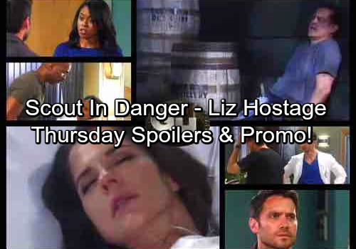 General Hospital Spoilers: Thursday, July 27 Updates – Scout's Life in Danger - Liz Held Captive – Dante Gets Alarming News