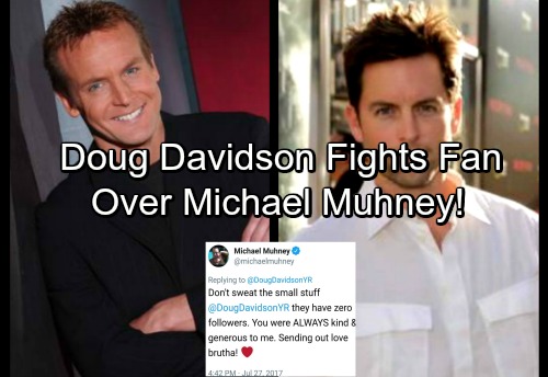 The Young and the Restless Spoilers: Doug Davidson Fights with Fan Over Michael Muhney