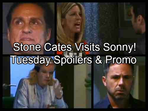 General Hospital Spoilers: Tuesday, August 1 – Stone Cates Guides Sonny – Carly Pushed to Her Limit – Curtis Warns Finn