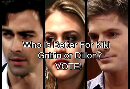 General Hospital Spoilers: Griffin and Kiki Grow Close – Will Dillon Lose Kiki To Griffin?