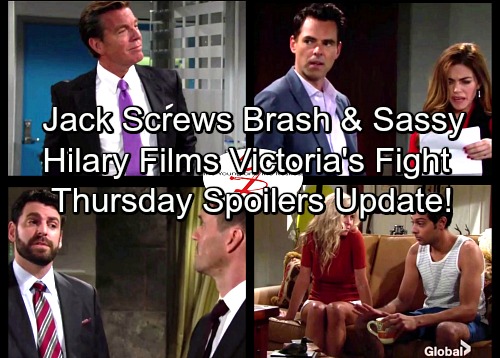 The Young and the Restless Spoilers: Thursday, August 17 - Victoria Explodes At Ben, Hilary Films Hot Scoop