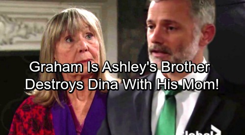 The Young and the Restless Spoilers: Graham is Ashley's Brother, Brent Davis's Son - Seeks Revenge On Dina With His Mom