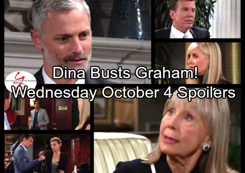 The Young and the Restless Spoilers: Wednesday, October 4 - Dina Confronts Lying Graham – Jack’s Nasty Trick Pays Off