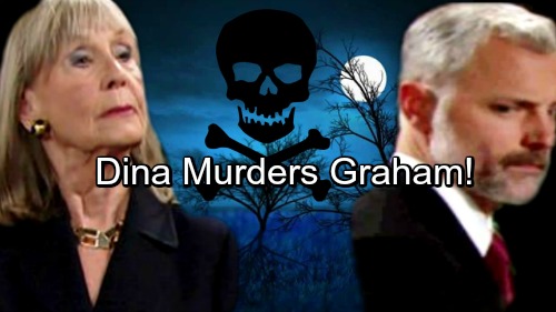 The Young and the Restless Spoilers: Marla Adams Interview - Graham Killed Off In Halloween Murder - Dina’s Dark, Twisted Move