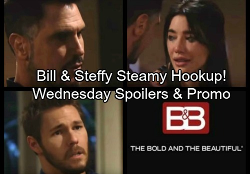 The Bold and the Beautiful Spoilers: Wednesday, November 15 - Passionate Kissing Leads to Bill and Steffy Hookup