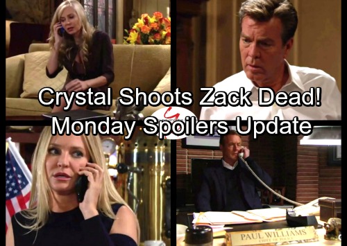 The Young and the Restless Spoilers: Monday, November 20 Update - Crystal Kills Zack – Victor Faces Shocking Accusations