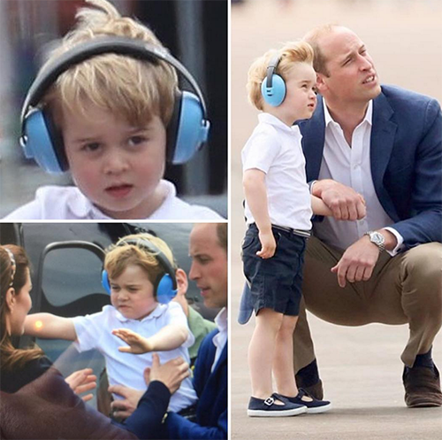 Prince George Temper Tantrum: Kate Middleton And Prince William Attend Royal Air Show With Cranky Toddler