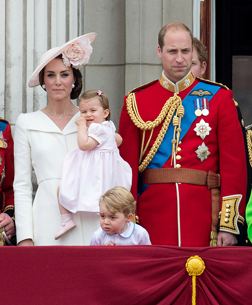 British Royals Seen During Trooping The Colour Parade In London