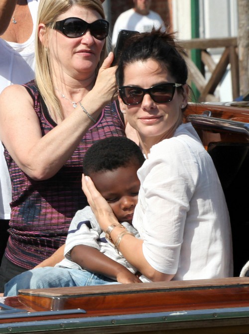 Sandra Bullock's Son Growing Closer To George Clooney, Relationship In The Works?