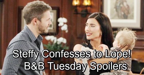 The Bold and the Beautiful Spoilers: Tuesday, November 20 - Steffy's Confession To Liam and Hope - Katie Sneaks To See Bill