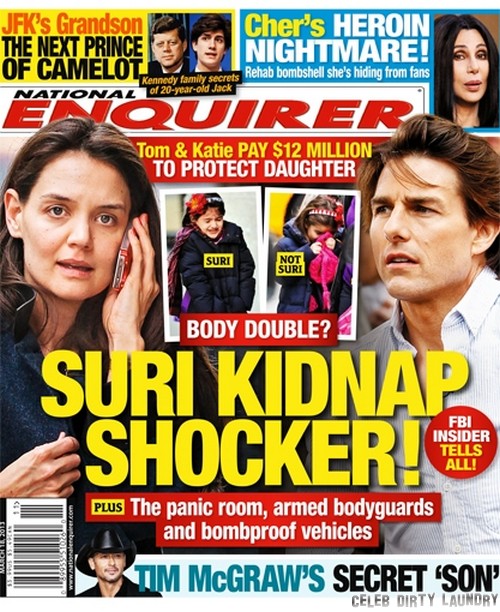 Suri Cruise Kidnap Shocker! (Photo)