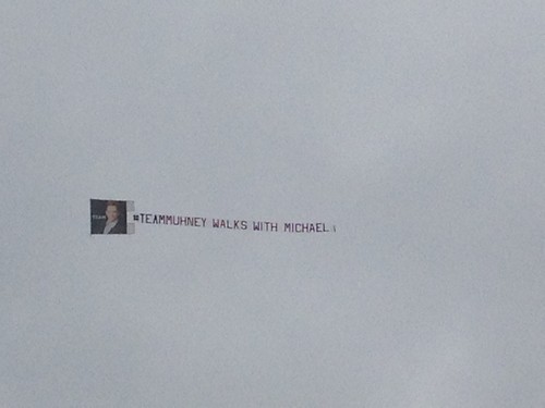 Michael Muhney Fans Fly Banner Over CBS In Support of Fired The Young and the Restless Star -  #TeamMuhney Walks With Michael