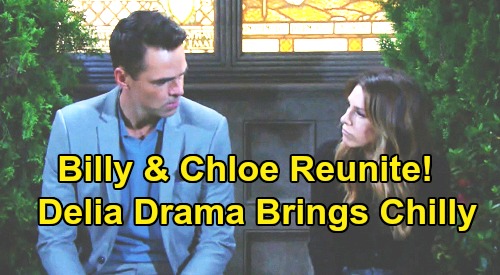 The Young and the Restless Spoilers: Chloe and Billy’s Reunion – ‘Chilly’ Revisited as Delia Drama Brings Them Together?