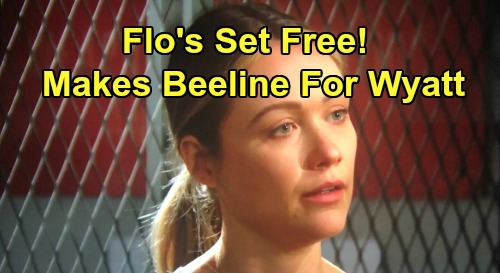 The Bold and the Beautiful Spoilers: Newly Freed Flo Makes Beeline For Wyatt - Begs For Forgiveness & Another Chance