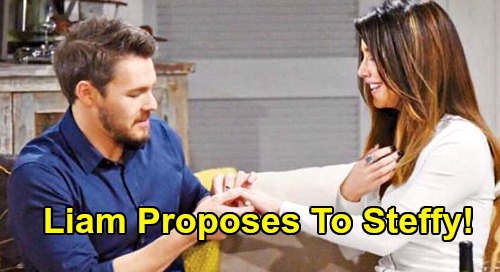 The Bold and the Beautiful Spoilers: Liam Proposes to Steffy After Learning Sally's Dying – 'Steam' Wedding Triggered by Tragedy?