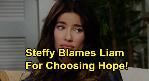 The Bold and the Beautiful Spoilers: Wednesday, February 19 Recap - Steffy Blames Liam For Choosing Hope - Thomas Plays Douglas