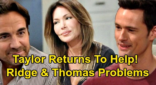 The Bold and the Beautiful Spoilers: Hunter Tylo Needs to Return as Taylor Hayes – Ridge Love Triangle & Thomas Custody Battle?