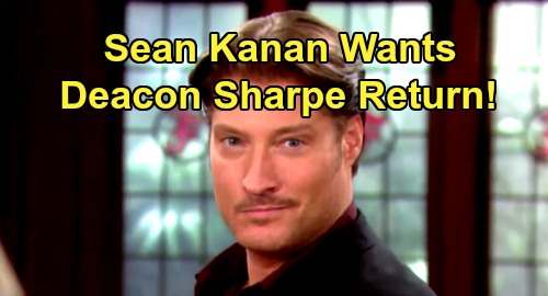 The Bold and the Beautiful Spoilers: Sean Kanan Wants B&B Return – Is Deacon Sharpe Out of Jail and Coming Back?