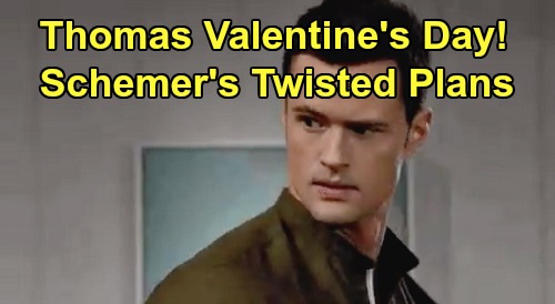 The Bold and the Beautiful Spoilers: Thomas’ Twisted Valentine’s Day Plans – Hope, Zoe and Steffy Manipulated by Schemer