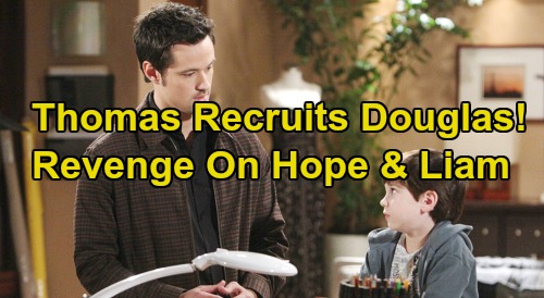 The Bold and the Beautiful Spoilers: Thomas Strikes Back, Recruits Douglas For Revenge – Hope & Liam Takedown Begins?