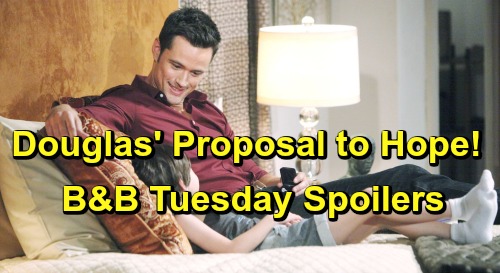 The Bold and the Beautiful Spoilers: Tuesday, July 2 - Liam Puzzled by Steffy Lovemaking - Thomas Trains Douglas to Propose