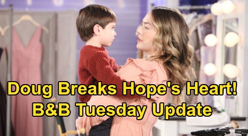 The Bold and the Beautiful Spoilers: Tuesday, February 18 Update – Douglas Breaks Hope’s Heart – Liam Fails to Turn Zoe Against Thomas