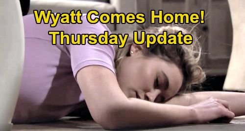 The Bold and the Beautiful Spoilers: Thursday, April 23 Update – Sally & Penny Scramble to Hide Flo from Wyatt – Bill’s Apology Rejected
