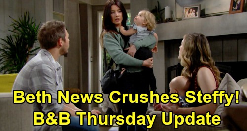 The Bold and the Beautiful Spoilers: Thursday, August 8 Update – Steffy Crushed Over Losing Phoebe – Hope and Liam Deliver Beth Blow