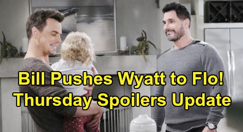 The Bold and the Beautiful Spoilers: Thursday, October 24 Update – Raging Ridge Takes Thomas’ Side – Bill Praises Flo to Wyatt