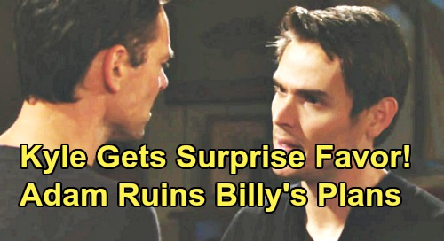 The Young and the Restless Spoilers: Adam Stops Billy's Jabot Takeover - Kyle Gets Unexpected Favor?