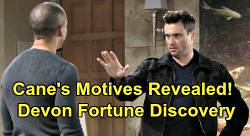The Young and the Restless Spoilers: Devon’s Fortune Hunt Reveals Cane's True Motives – Team Provides Stunning New Lead