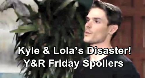 he Young and the Restless Spoilers: Friday, May 24 – Nick and Victoria Form Alliance Against Adam – Kyle and Lola’s Sudden Disaster