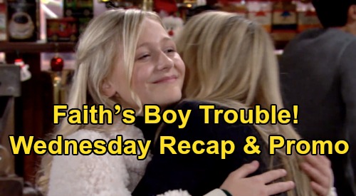 The Young and the Restless Spoilers: Wednesday, December 25 Recap – Faith’s Boy Trouble - Adam’s Secret Payments for Vegas Silence