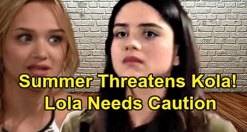 the young and the restless spoilers summer lola yr | Celeb Dirty Laundry