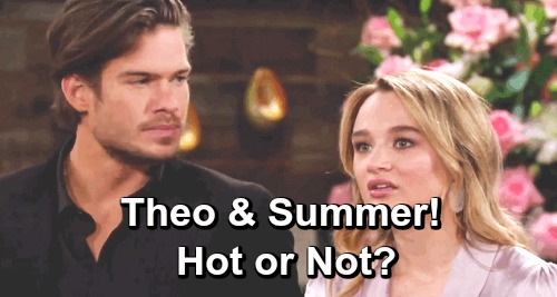 The Young and the Restless Spoilers: What’s the Verdict on Theo and Summer, Hot or Not? - Y&R Fans Weigh In