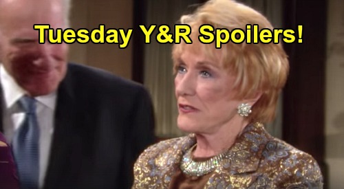 The Young and the Restless Spoilers: Tuesday, April 28 – Devon & Drucilla Winters Face Off – Katherine’s an Out-of-Control Alcoholic