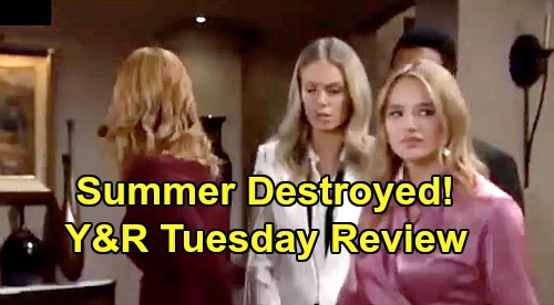 The Young and the Restless Spoilers: Tuesday, October 1 Review - Victor’s Reveal Destroys Summer - Adam's Connection To New Will
