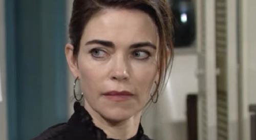 the young and the restless spoilers victoria newman amelia heinle