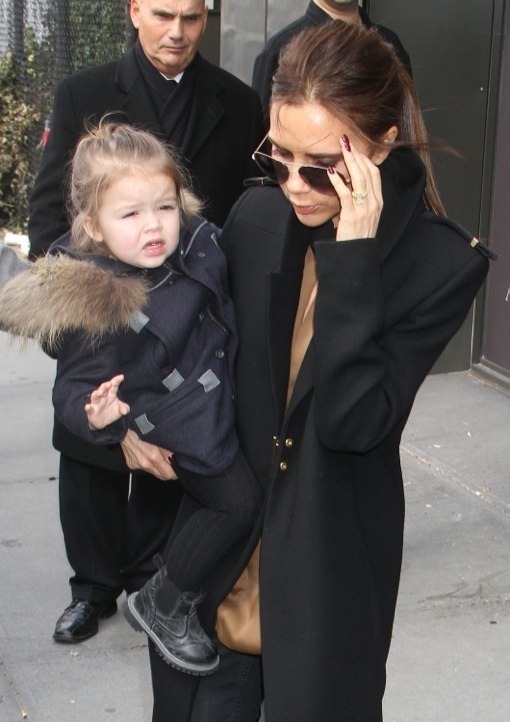 Victoria Beckham Shops With Harper After Debuting Fall Fashion Collection