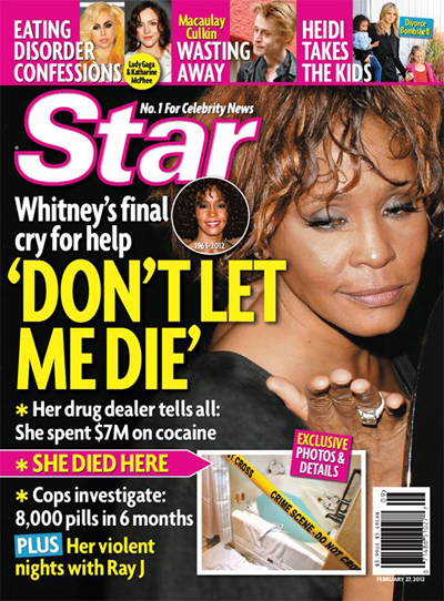 Report: Whitney Houston Spent $7 Million On Cocaine And Took 8000 Pills In 6 Months! (Photo)