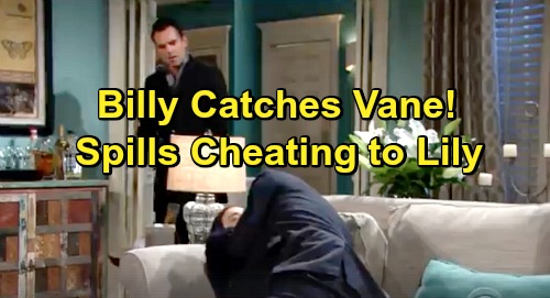 The Young and the Restless Spoilers: Billy Catches Victoria and Cane Kissing - Reports Cheating Hubby To Lily, Smashes Lane