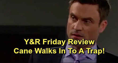 The Young and the Restless Spoilers: Friday, October 11 Review - Cane Walks Into A Trap - Victor Ends Surveillance Of Adam