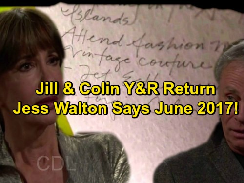 The Young and the Restless Spoilers: Jill and Colin Returning, Jess Walton Clears Up Confusion – Couple Back June 2017