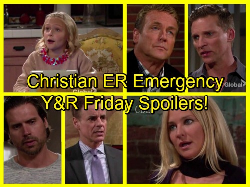 ‘The Young and the Restless’ Spoilers: Christian’s Deadly Allergic Reaction, Rushed To Hospital - Sharon's Divorce Bomb