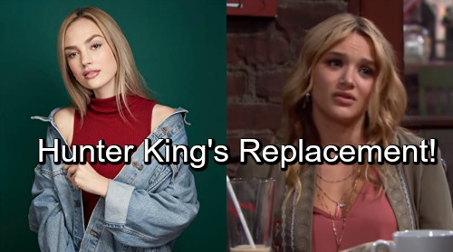 The Young and the Restless Spoilers: Breaking News - Hunter King Replaced By Bayley Corman - New Summer Newman Temporarily