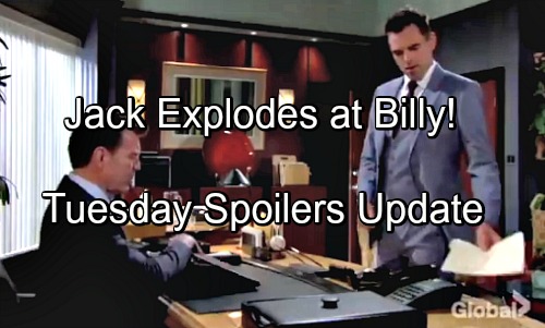 The Young and the Restless Spoilers: Tuesday, May 22 Update – Victor Wants Nick Back at Newman – Billy’s Power Play Infuriates Jack