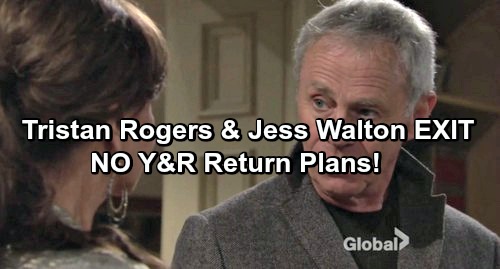 The Young and the Restless Spoilers: Tristan Rogers Announces Y&R Exit With Jess Walton - No Return Plans For Colin and Jill